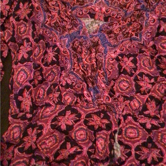 FinAL SALE🔥! Free People Boho crossover blouse - Picture 2 of 7